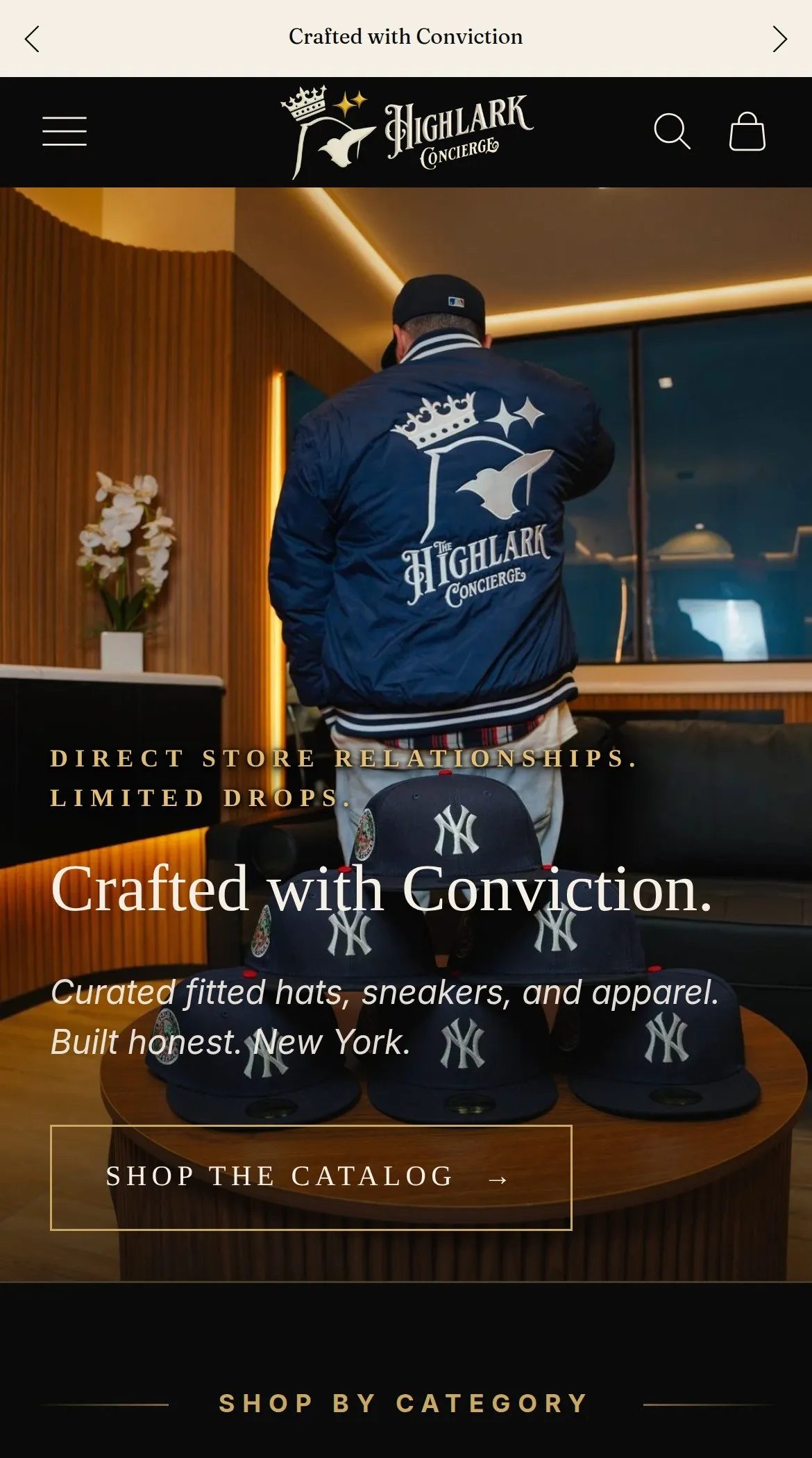 HIGHLARK Concierge, the home page on a phone