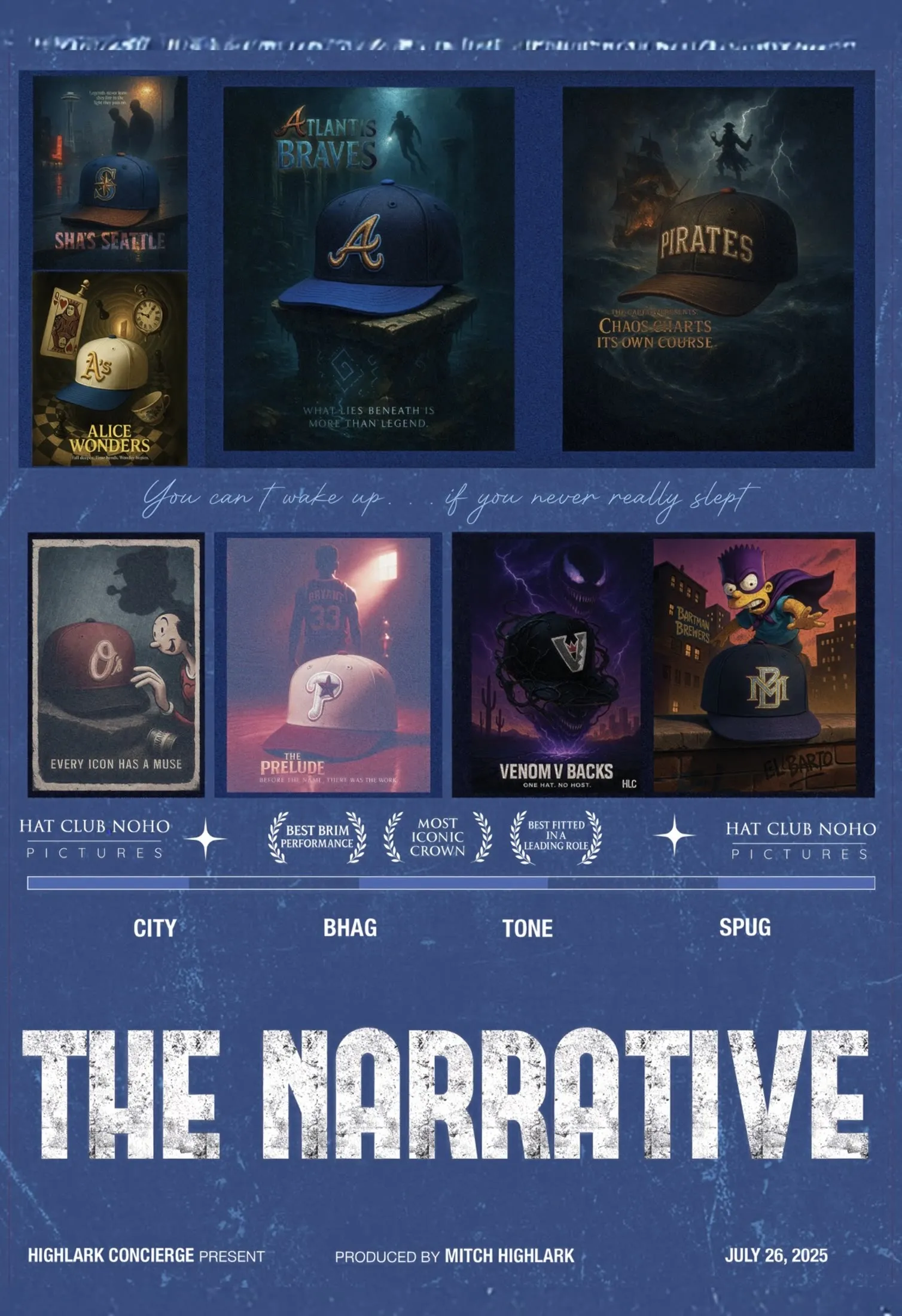 City, Bhag, Tone and Spug: The Narrative, at Hat Club NoHo